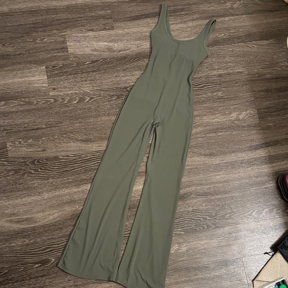 Olive Green Women's Jumpsuit
